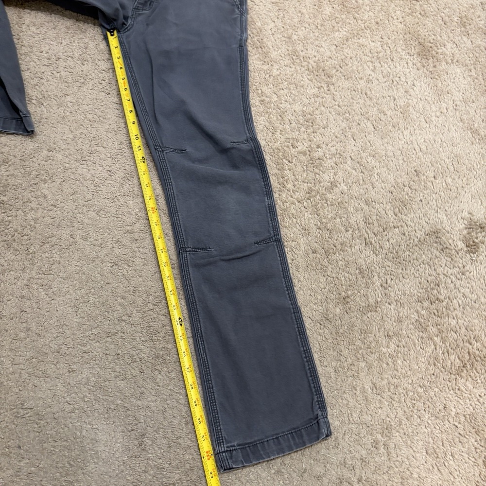 Carhartt Carpenter Pants Men's 32x33 Gray Workwear Straight Fit 102821-029 - Picture 7 of 8